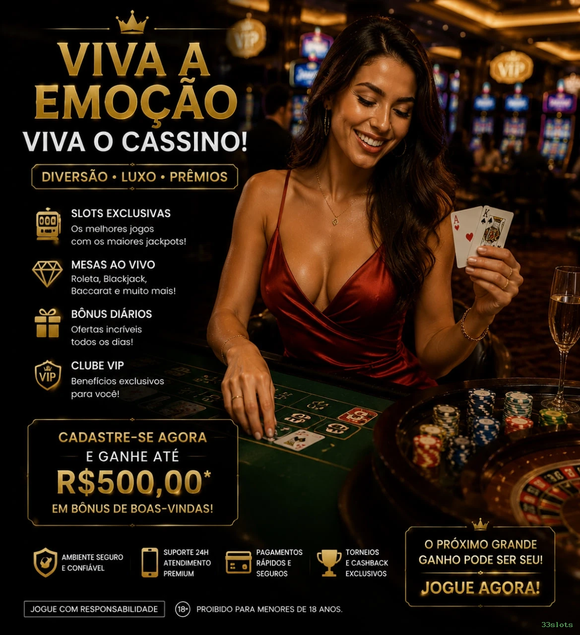 Equipe de suporte ao cliente da 33slots